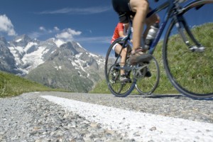 Cycling in French Alps