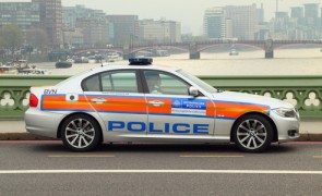 Police car in London