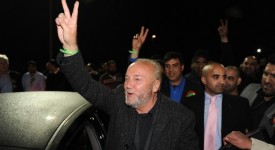 George Galloway celebrates Bradford West victory