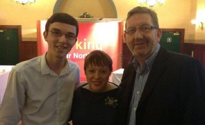 Unite General Secretary, Len McCluskey (Extreme right)